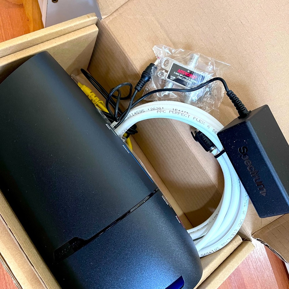 Spectrum SAX1V1R WiFi 6 Router with Advanced Home WiFi - with Box